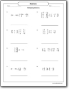 Matrices Worksheets