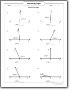 Angles Using Protractor Worksheets