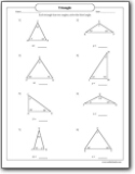 Area of a Triangle Worksheets