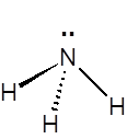 ammonia molecular structure