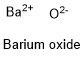 Barium Oxide Formula