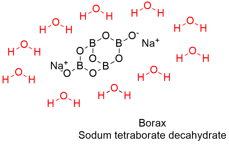What is Borax Formula - What is Borax?, Chemical Formula for Borax (sodium  borate)