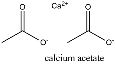 Calcium Acetate Formula