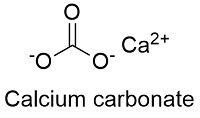 calcium carbonate molecular structure