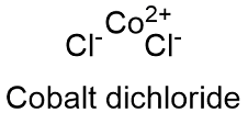 cobalt chloride and water equation