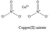 formula for copper i nitrate