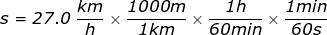 travel time and distance formula