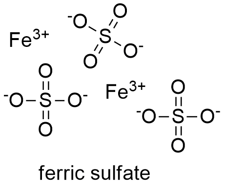 Ferric Sulfate Formula