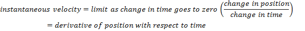 What Is The Formula For Finding The Instantaneous Velocity Of A Freely Falling Object