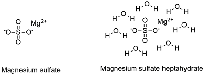 Magnesium Sulfate Salt Epsom Salt Formula