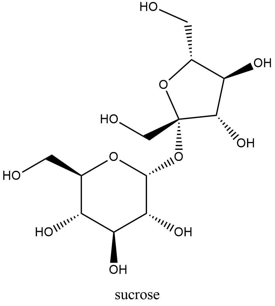 glucose chemical structure