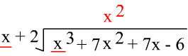 Dividing polynomials by binomials