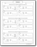 Estimate Sum or Difference Worksheets