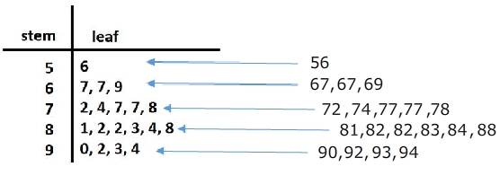 Stem And Leaf Plot