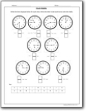 Math Is Fun Quarter Hour Clock Riddle Worksheet